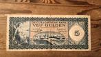 Curaçao 5 gulden 1954 Circulatie Nederlandse Antillen, Ophalen of Verzenden, 5 gulden, Los biljet