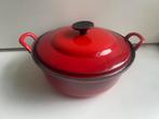 Cousances /Le Creuset gietijzeren braad pan, Huis en Inrichting, Keuken | Potten en Pannen, Ophalen of Verzenden, Gebruikt, Gietijzer