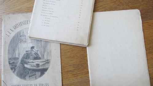 Fabel en Versjes Boekje, Antiek en Kunst, Antiek | Boeken en Bijbels, Ophalen of Verzenden