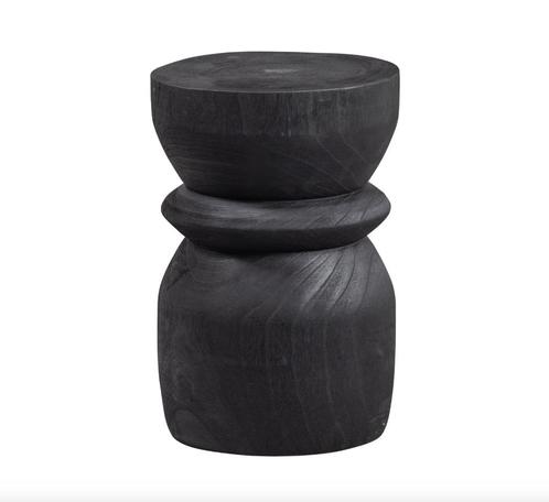 Woood Bikkel Kruk - Zwart | Van €99, nu, Huis en Inrichting, Krukjes, Nieuw, Hout, Verzenden