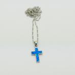 Collier met hanger opaal, Gebruikt, Nvt, Met edelsteen, Nvt
