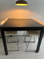 Ikea bjursta Bar- / Eettafel met 4 stoelen, Ophalen, Gebruikt, Modern, Vier personen