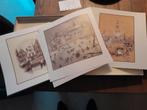Reproducties  tekeningen Anton Pieck in cassette doos, Ophalen of Verzenden