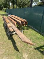 Vuren balken gebruikt, Doe-het-zelf en Verbouw, Hout en Planken, Ophalen, Gebruikt, 200 tot 250 cm, 50 mm of meer
