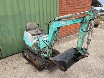 Kobelco minigraver 0,8t graafmachine beschikbaar voor biedingen