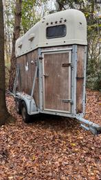 Paardentrailer 1,5 paards, Dieren en Toebehoren, Ophalen, Gebruikt, Hout, 1½-paards trailer