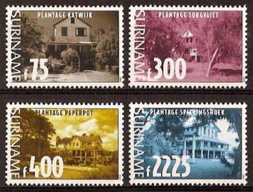 Suriname 1021/4 postfris Plantagehuizen 1999 beschikbaar voor biedingen