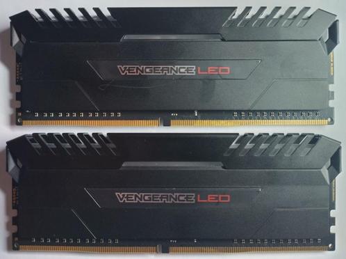 16GB DDR4 2x 8GB PC4-24000 3000MHz Corsair VengeanceLED Desk, Computers en Software, RAM geheugen, Gebruikt, Desktop, 16 GB, DDR4