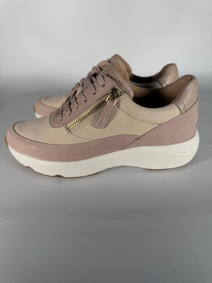 Clarks Tivoli Zip platform sneakers – EU 37½, Kleding | Dames, Schoenen, Zo goed als nieuw, Sneakers of Gympen, Beige, Verzenden