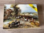 Flamenco puzzel Breughel, het Dorp - 1000 Stukjes, Ophalen of Verzenden, 500 t/m 1500 stukjes, Zo goed als nieuw, Legpuzzel