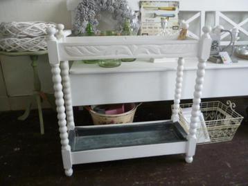 Brocante houten paraplubak beschikbaar voor biedingen