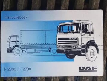 Daf instructieboekje F2300 F2100 beschikbaar voor biedingen