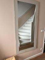 Leuke beige houten spiegel 165x79cm, Huis en Inrichting, Woonaccessoires | Spiegels, Ophalen, Zo goed als nieuw, 75 tot 100 cm