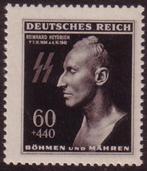 Zegel met SS Reichsprotektor "Heydrich" uit 1943 (131), Verzenden, Overige soorten, Duitsland