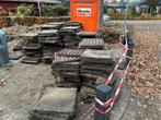 Gebruikte rubberen tegels 130m2, Ophalen, Gebruikt, Terrastegels, Natuursteen