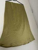 Groene satijn rok - Maat L, Ophalen of Verzenden, Zo goed als nieuw