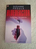 Bloedfactor, schrijfster Suzanne Proulx, ziekenhuis thriller, Zo goed als nieuw, Nederland, Suzanne Proulx, Ophalen of Verzenden