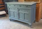 Grijs dressoir  - breed strak dressoir, Ophalen, 100 tot 150 cm, ., Zo goed als nieuw