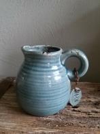 Blauwe kan, Huis en Inrichting, Woonaccessoires | Vazen, Gebruikt, Blauw, Ophalen of Verzenden, Glas