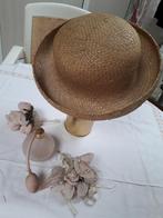 Zeer mooie Oude Panama stro hoed, Ophalen of Verzenden, Zo goed als nieuw, 58 cm (L, 7¼ inch) of meer