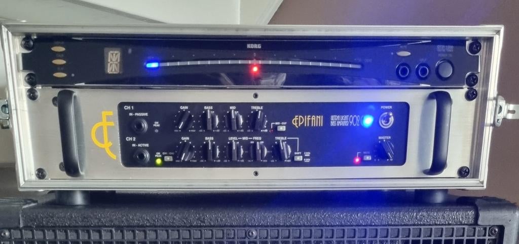 EPIFANI UL 902C bass amp zgan, Ophalen, Zo goed als nieuw, 100 watt of meer