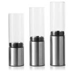 BLOMUS windlichten set (3x), Huis en Inrichting, Overige materialen, Ophalen of Verzenden, Zo goed als nieuw, Kandelaar