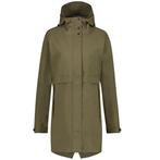 AGU parka rainjacket urban outdoor olive  maat M, Ophalen of Verzenden, Zo goed als nieuw, Regenjas