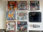 Nintendo 2DS + 10 Games, Spelcomputers en Games, Met games, Gebruikt, Blauw, 2DS