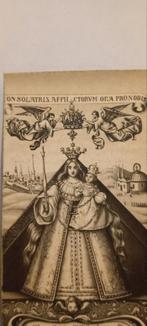 vintage bidprentje MARIA KEVELAER gedachtenisprentje, Ophalen of Verzenden, Gebruikt, Kaart of Prent