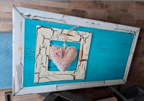 Tuin canvasdoek op houten frame., Tuin en Terras, Tuinwanddecoratie, Zo goed als nieuw, Ophalen