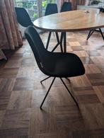 Mooie zuiver stoelen 8x, Huis en Inrichting, Stoelen, Zwart, Ophalen of Verzenden, Zo goed als nieuw, Stof