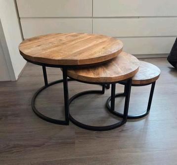 Salontafels salon tafel set mango hout NIEUW beschikbaar voor biedingen