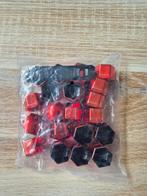 Rode wielmoer wielbouten doppen maat 17, Ophalen of Verzenden, Nieuw