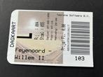 kaartje Feyenoord-Willem II 7-9-1996, Verzenden, Gebruikt, Feyenoord