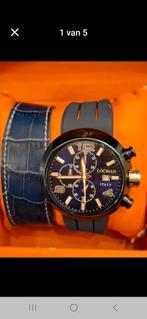 Herenhorloge zgan van Locman italy met 2 banden, Sieraden, Tassen en Uiterlijk, Horloges | Heren, Ophalen of Verzenden, Zo goed als nieuw
