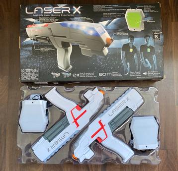Laser X rea-life lasergaming expierience dubbelset beschikbaar voor biedingen