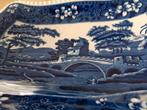 Antieke Copeland SPODE Blue Tower grote schaal op voet en, Ophalen of Verzenden