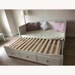 Hemnes Ikea bankbed - wit, Ophalen, Wit, Tweepersoons, 140 cm