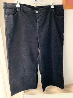 Damesbroek zwarte winterbroek maat 58 H&M Divided, Kleding | Dames, Grote Maten, Zo goed als nieuw, Broek of Spijkerbroek, Zwart