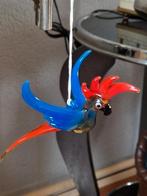 Glazen Papegaai Thüringer glaskunst.16,5 x 8 cm, Ophalen of Verzenden