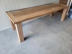 Mooie eiken eettafel, Huis en Inrichting, Ophalen, 200 cm of meer, 50 tot 100 cm, Zo goed als nieuw