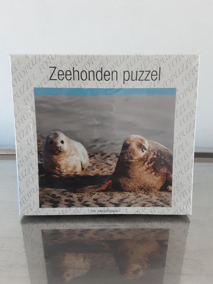 Zeehonden Puzzel - Texel - 100 Stukjes, Hobby en Vrije tijd, Denksport en Puzzels, Nieuw, Legpuzzel, Minder dan 500 stukjes, Ophalen of Verzenden