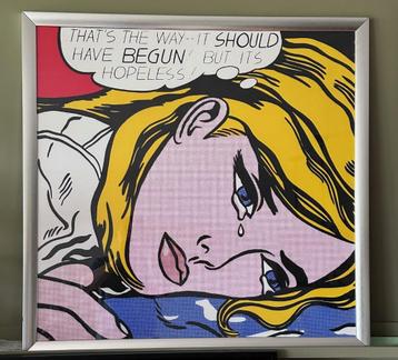 Roy Lichtenstein zeefdruk beschikbaar voor biedingen