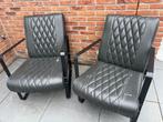 Fauteuil,  2 stuks, Huis en Inrichting, Fauteuils, Ophalen, Kunststof, Gebruikt, 75 tot 100 cm
