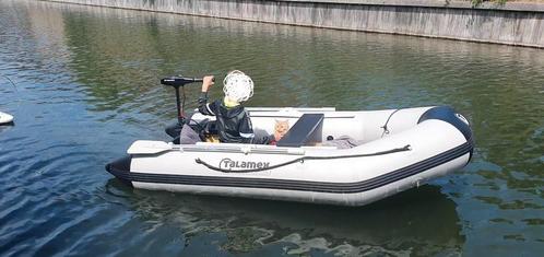 Talemex rubberboot met motor en accu, Kinderen en Baby's, Speelgoed | Buiten | Opblaasfiguren, Zo goed als nieuw, Ophalen