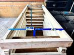 Stomp deurkozijn hardhout 210x94,5 cm gebruikt – 8 sets, Ophalen, Gebruikt