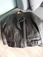 leren jas, Ophalen of Verzenden, Gedragen, Maat 52/54 (L), Zwart
