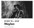 Waylon , 2 tickets 25 november De Lawei Drachten, Tickets en Kaartjes, Twee personen, November