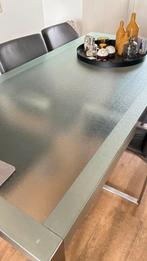 Tafelblad 190x90 van gehard glas, Ophalen, Gebruikt, 50 tot 100 cm, Glas