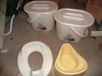 2 luier emmers en 1 wc pootje met bril verkleiner, Ophalen of Verzenden, Zo goed als nieuw, Luieremmer, Bébé-jou